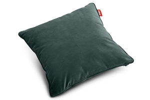 Fatboy Square Recycled Velvet Throw Pillow - Petrol