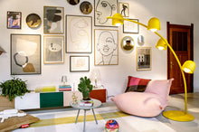 Load image into Gallery viewer, Blossom Fatboy BonBaron Chair in a Room with the Big Lebow Lamp
