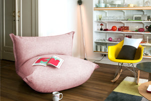 Blossom Fatboy BonBaron Chair in a Room with a Pop Pillow