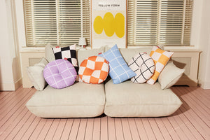 Fatboy Circle Pillows on a Sumo Sofa