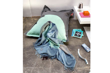 Load image into Gallery viewer, Fatboy Colour Blend Blanket - Mineral Laying on Bean Bag
