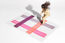 Load image into Gallery viewer, Model on a Fuchsia Fatboy Colour Blend Petit Rug
