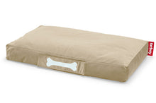 Load image into Gallery viewer, Fatboy Large Doggielounge Recycled Velvet Dog Bed - Camel
