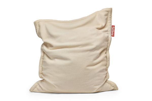 Fatboy Original Slim Teddy Bean Bag Chair - Off White