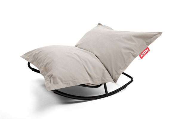 Fatboy Original Stonewashed Bean Bag Rocker - Silver Grey