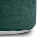 Load image into Gallery viewer, Fatboy Point Recycled Velvet Ottoman - Petrol Bottom
