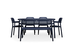 Dark Ocean Fatboy Toni Tavolo Outdoor Dining Table and Chairs