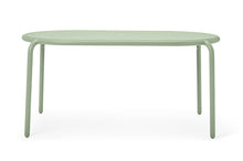 Load image into Gallery viewer, Mist Green Fatboy Toni Tavolo Outdoor Dining Table - Side Angle
