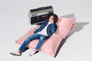Guy Laying on a Blossom Fatboy Original Outdoor Bean Bag
