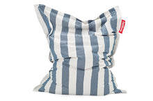 Load image into Gallery viewer, Stripe Ocean Blue Fatboy Original Outdoor Bean Bag
