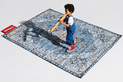 Boy Standing on a Bay Fatboy Picnic Lounge