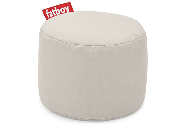 Fatboy Point Stonewashed Pouf - Silver Grey