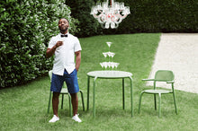 Load image into Gallery viewer, Mist Green Fatboy Toni Armchairs Around Bistreau Table
