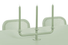Load image into Gallery viewer, Fatboy Toni Candle Holder - Mist Green on a Toni Table with Candles
