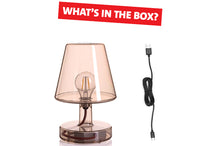 Load image into Gallery viewer, Fatboy Transloetje Table Lamp - Brown What&#39;s Included
