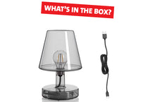 Load image into Gallery viewer, Fatboy Transloetje Table Lamp - Grey What&#39;s Included
